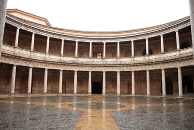 La Alhambra “abre por obras” la restauración de las portadas del Palacio de Carlos V