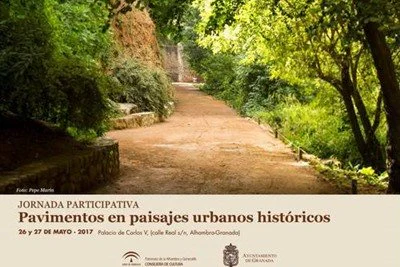 La Alhambra de Granada organiza una jornada sobre pavimentos en paisajes urbanos históricos