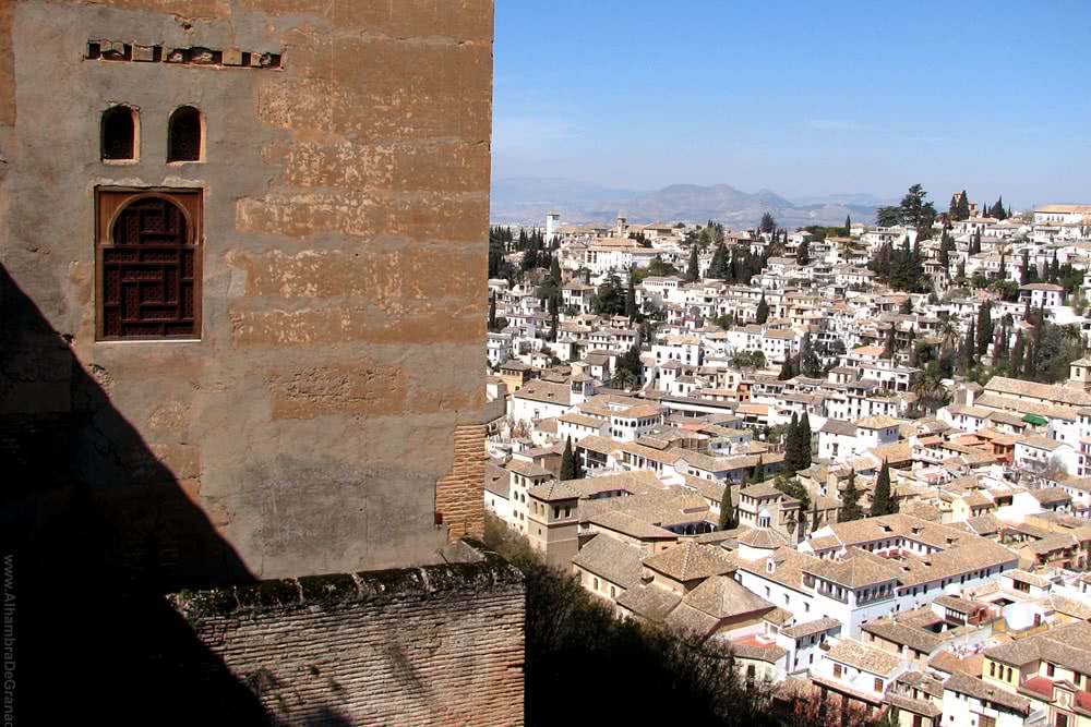 Albayzín desde el Peinador de la Reina