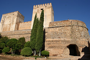 Vista de la Alcazaba desde Camino de Ronda