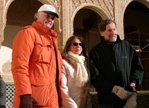 Bernard Weber (7Wonders), Maria del Mar Villafranca y Francisco Basterra (Presidente de CNN+)